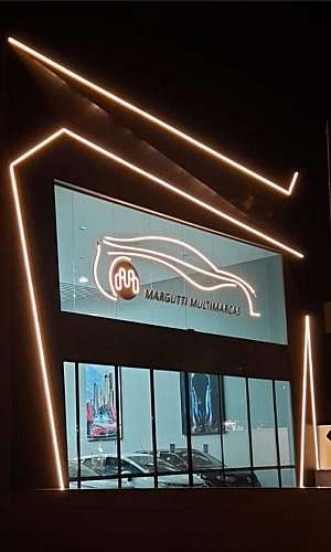 fachada em acm com led fachada em acm com led