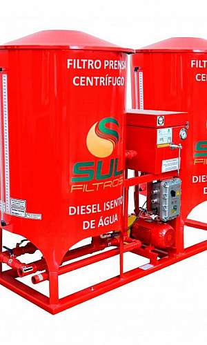 Filtro prensa para posto de combustível Filtro prensa para posto de combustível