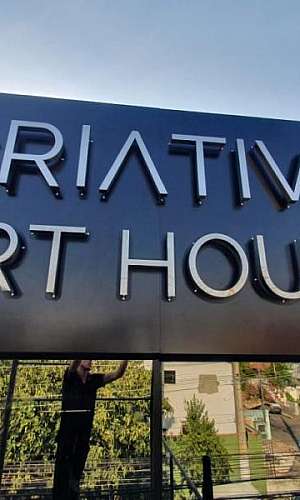 Letreiro em inox Letreiro em inox