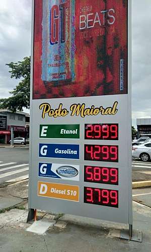 painel luminoso de LED para propaganda painel luminoso de LED para propaganda