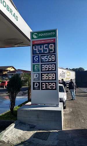 placa de posto de combustível placa de posto de combustível