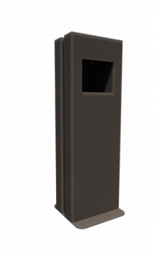 Totem automático de álcool gel para comércio Totem automático de álcool gel para comércio