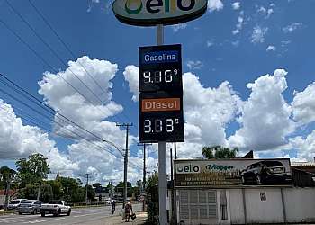 Totem de preços combustíveis Totem de preços combustíveis